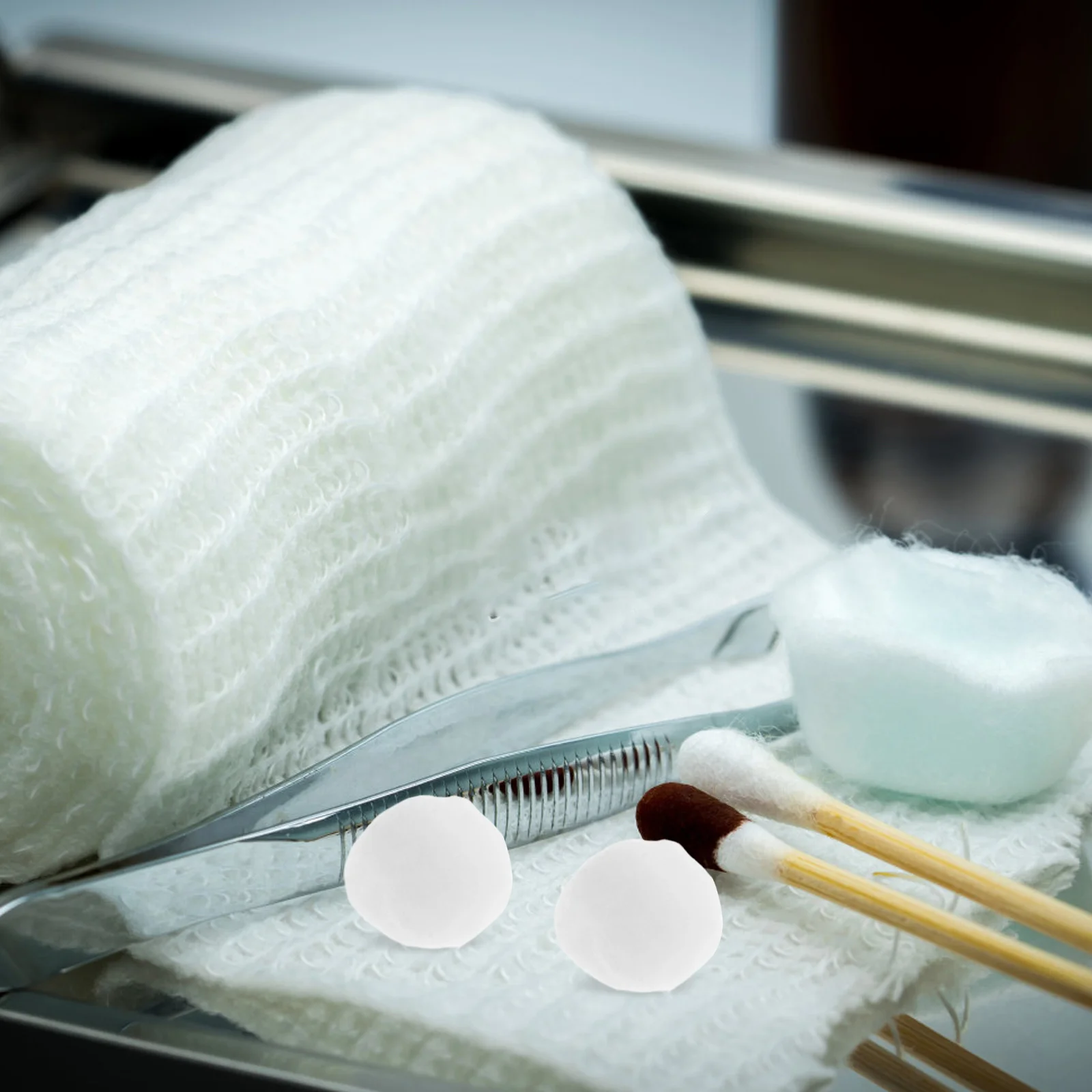 Boules médicales en coton jetables, 400 pièces, douces, absorbantes, respectueuses de la peau, pour démaquiller, utilisation en Salon