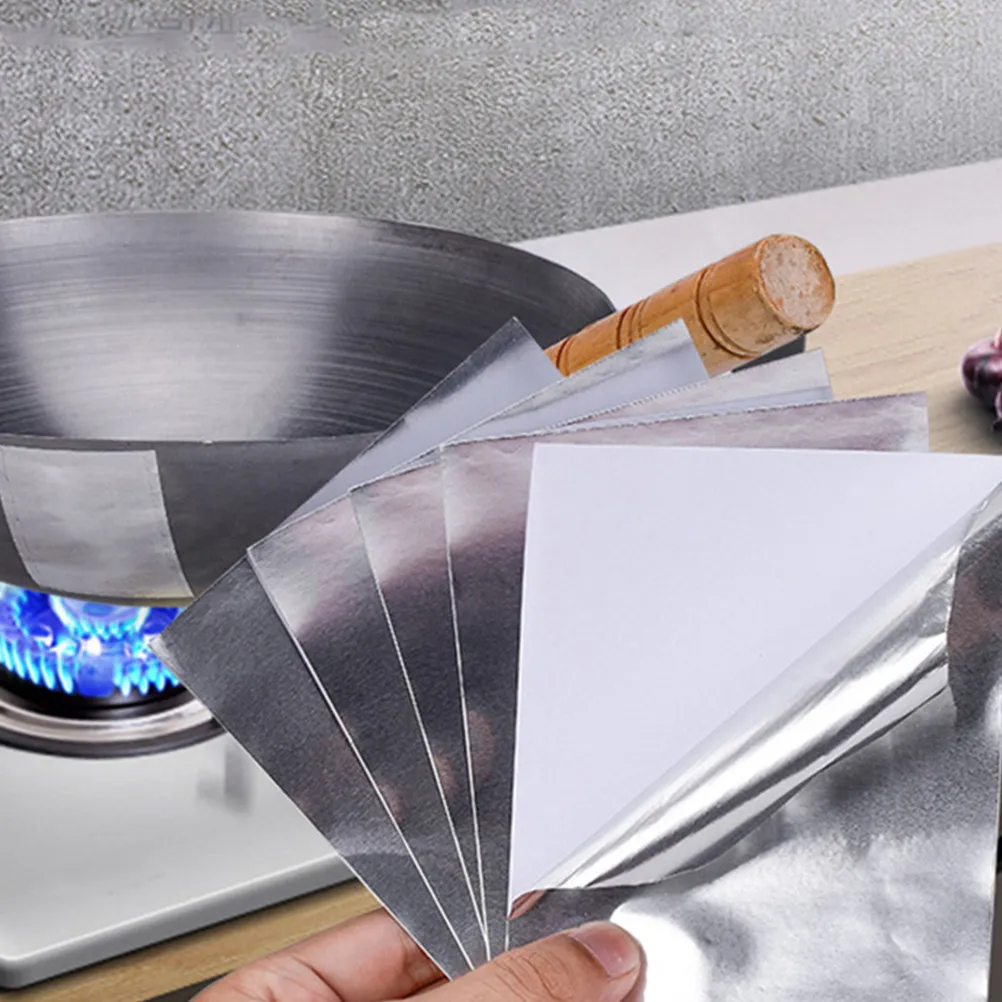 5Sheets Aluminum Patch Pot Repair Tape Leak Proof Seal for Kitchen Cooking Pots Buckets Bowls High Durability Pan