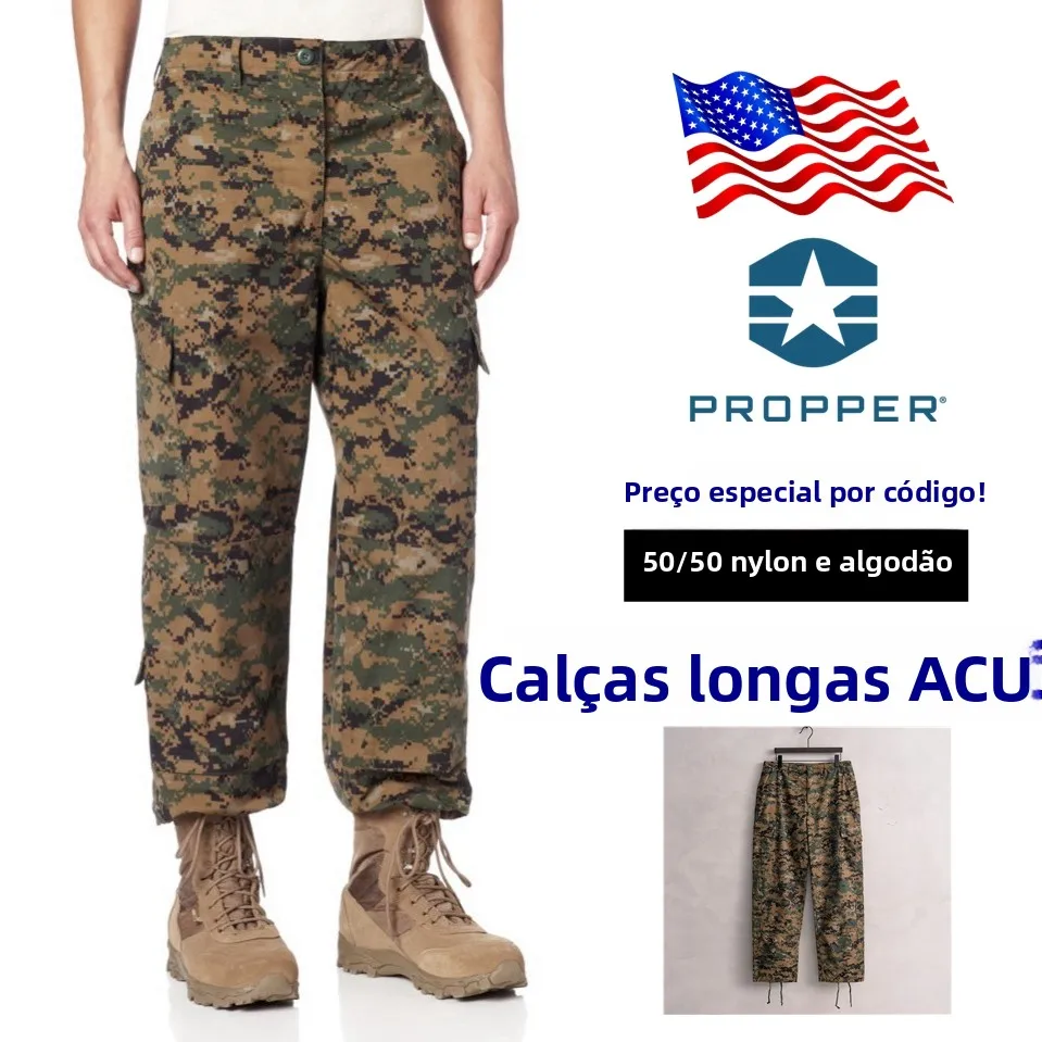 large-size-propper-tactical-pants-water-resistant-multi-pocket-special-service-acu-workwear-digital-camouflage-pants