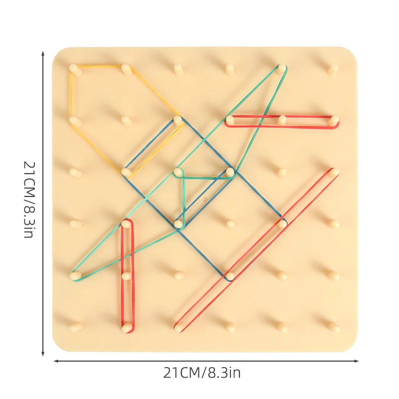Ensemble de puzzle et panneaux perforés en mosaïque en bois 2 en 1, construction de forme créative, double face, développement précoce du Montessor, jeu d'intelligence