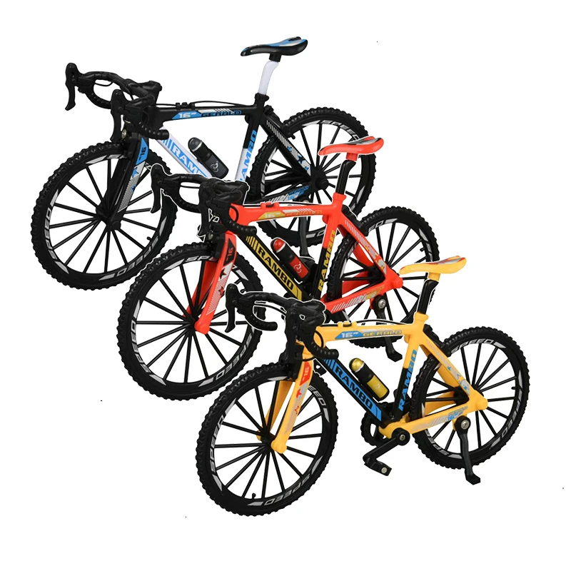 Maßstab 1:8 Druckguss Mini Rennrad Fahrrad Modell Spielzeug Kunststoff Finger BMX Spielzeug Desktop Dekoration Handwerk für Radfahren Liebhaber ﻿ ﻿