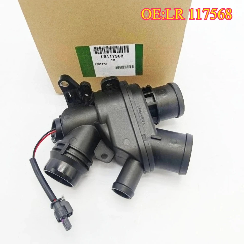 

High quality New For LR 117568 Auto Parts Coolant Thermostat Housing with Sensor for Range Rover