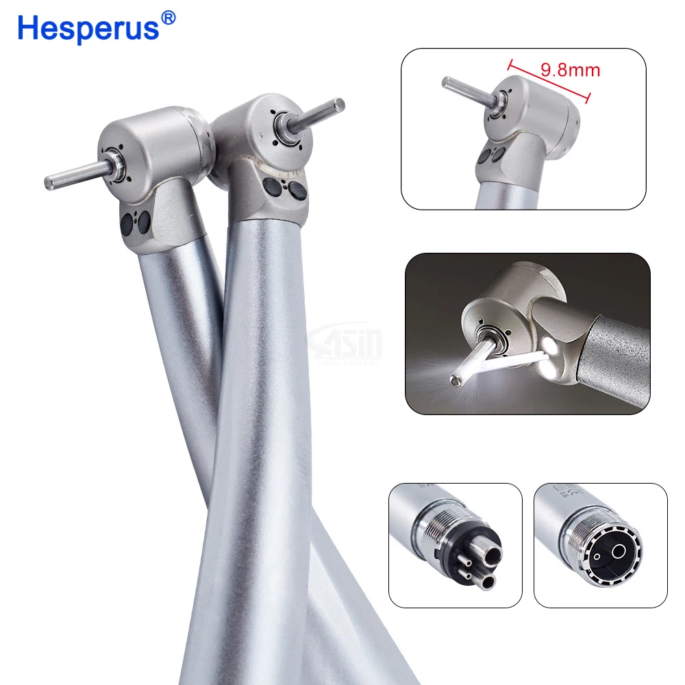 Den tal LED High Speed Handpiece Mini Head Den tal Air Turbine with Double LED Single Water Spray Children B2/M4