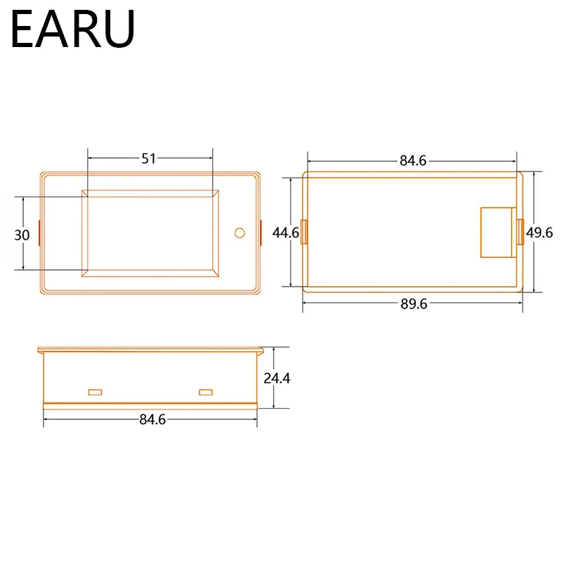 Imagem -06 - Digital Led Display Voltímetro Amperímetro Medidor de Energia de Potência 20a 100a ac 80260v dc 6.5100v 12v 24v 110v 220v Testador Volts