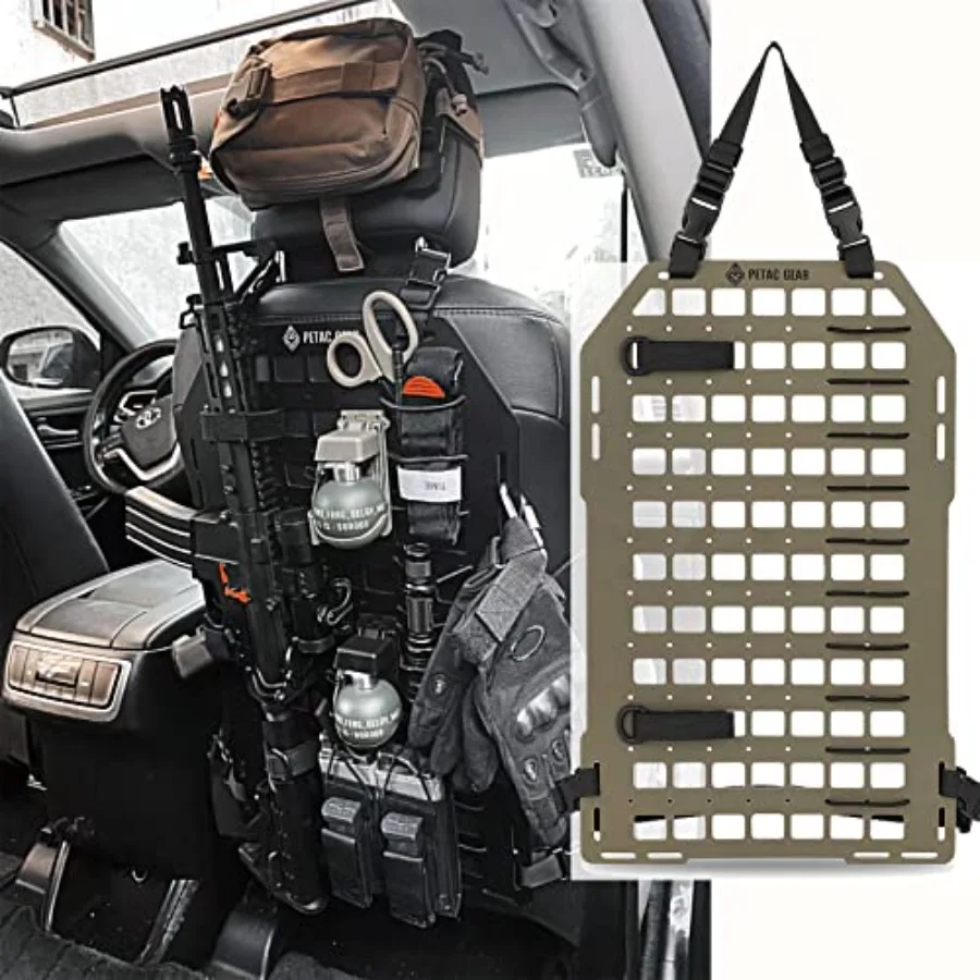 

Tactical Car Seat Back Organizer Rigid Molle Panels for Vehicles Truck Mount Rack Panel for Tactical Gear Accessories. …