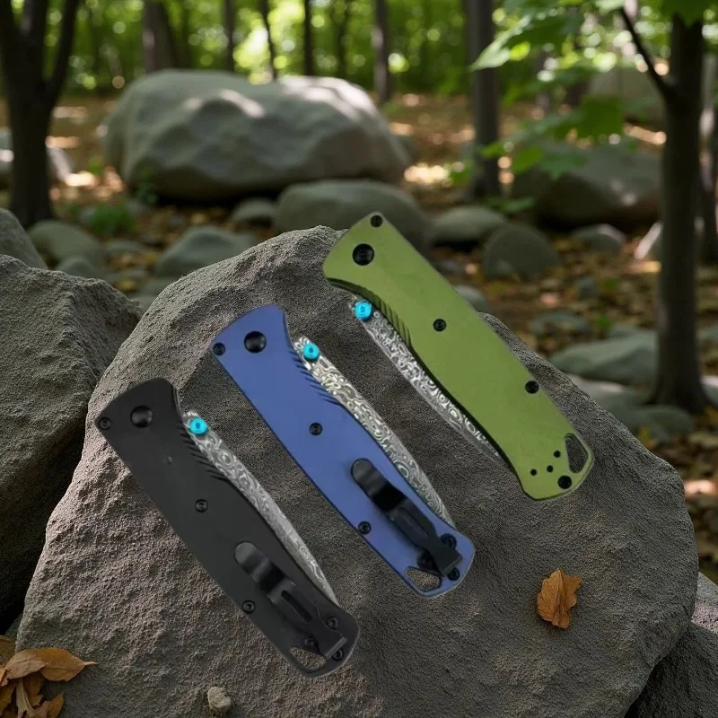 

Damascus Steel New Product 535 Folding Knife Aluminum Alloy Handle Portable Practical Fruit Knife Camping Outdoor EDC Tools