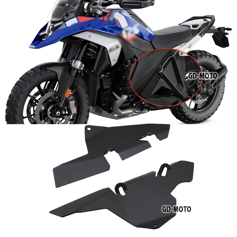

New For BMW R1300GS R 1300 GS GS1300 1300GS 2023 2024 2025 Rear Side Fender Mudguard Extension Passenger Splash Guard Kit
