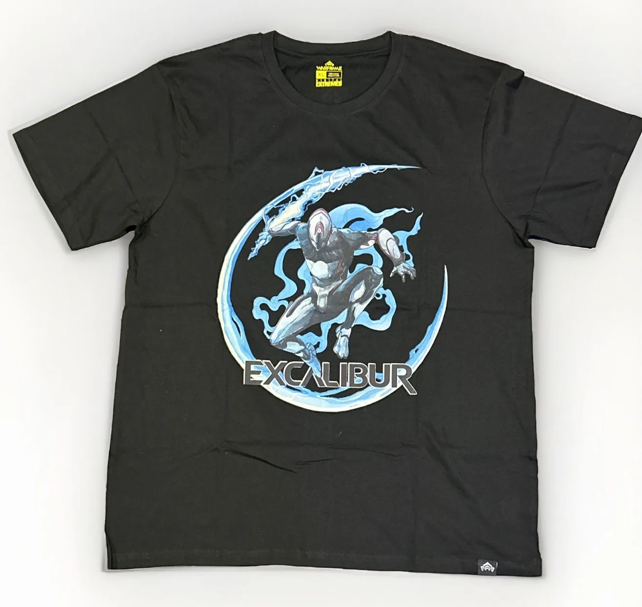 Warframe Excalibur Rare XL Digital Extremes T-shirt Large Graphic Official