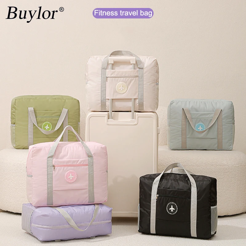 Buylor Large Capacity Travel Bag Portable Clothes Blankets Storage Bag For Business Trips Multi Functional Organizing Bag ﻿