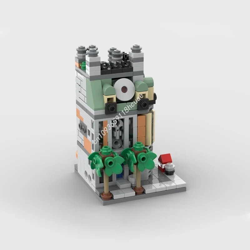 302 Uds MOC Mini Modular Sanctum Sanctorum miniatura bloques de construcción juguetes arquitectura montar DIY Idea de regalo de Navidad niños