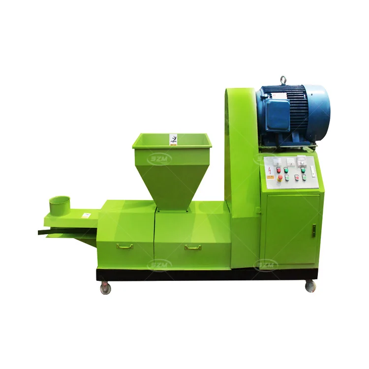 Agricultural waste wood bamboo charcoal making machine charcoal equipment bagasse briquetting machine