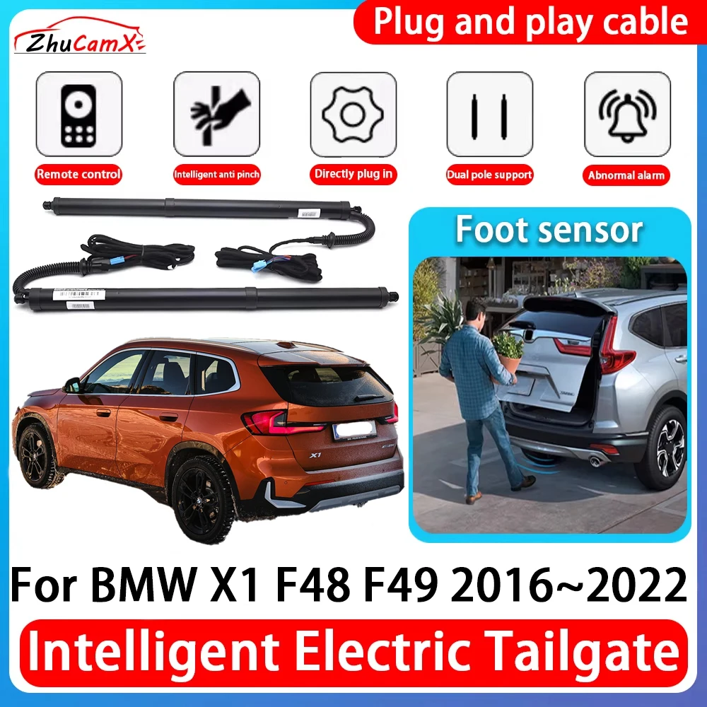 ZhuCamX-portatón trasero de succión eléctrica para maletero de coche, puntal de elevación de puerta trasera inteligente para BMW X1 F48 F49 2016 ~ 2022