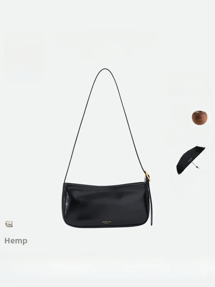 

Vintage Leather oulder Bag Ele French Breadsti Underarm Bag Fine Crtsmanip New Year Gift for Ladies