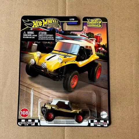 Hot Wheels Premium Boulevard 5-delars set 1:64 Diecast bilmodell Acura Ford Meyers Manx Mazda De Tomaso samlarfordon i legering 12 best sales Hot Wheels 5-pack - №2