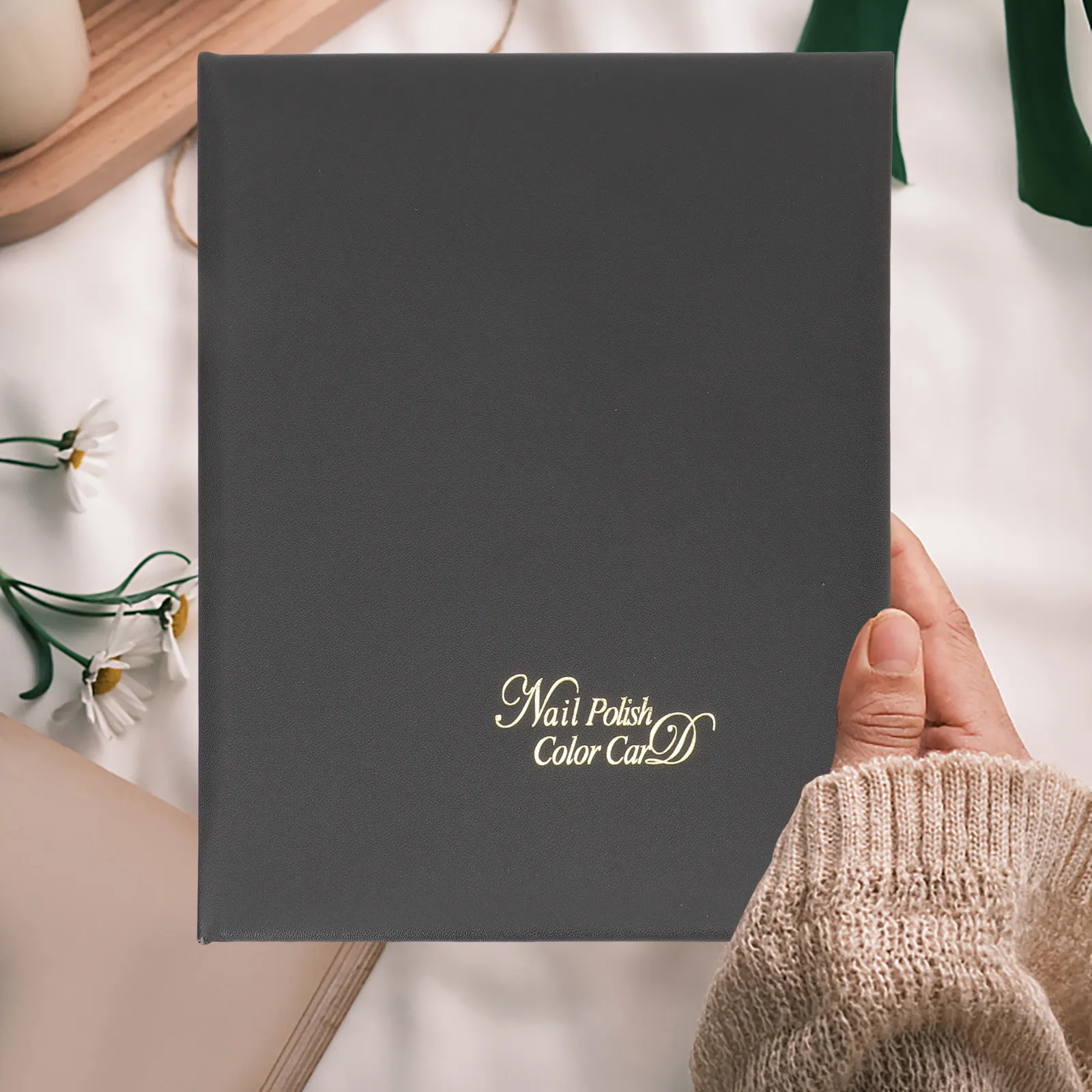 

Nail Art Sticker Storage Book Clear Organizer Album for Nail Decals Collecting Display Manicure Stickers Holder