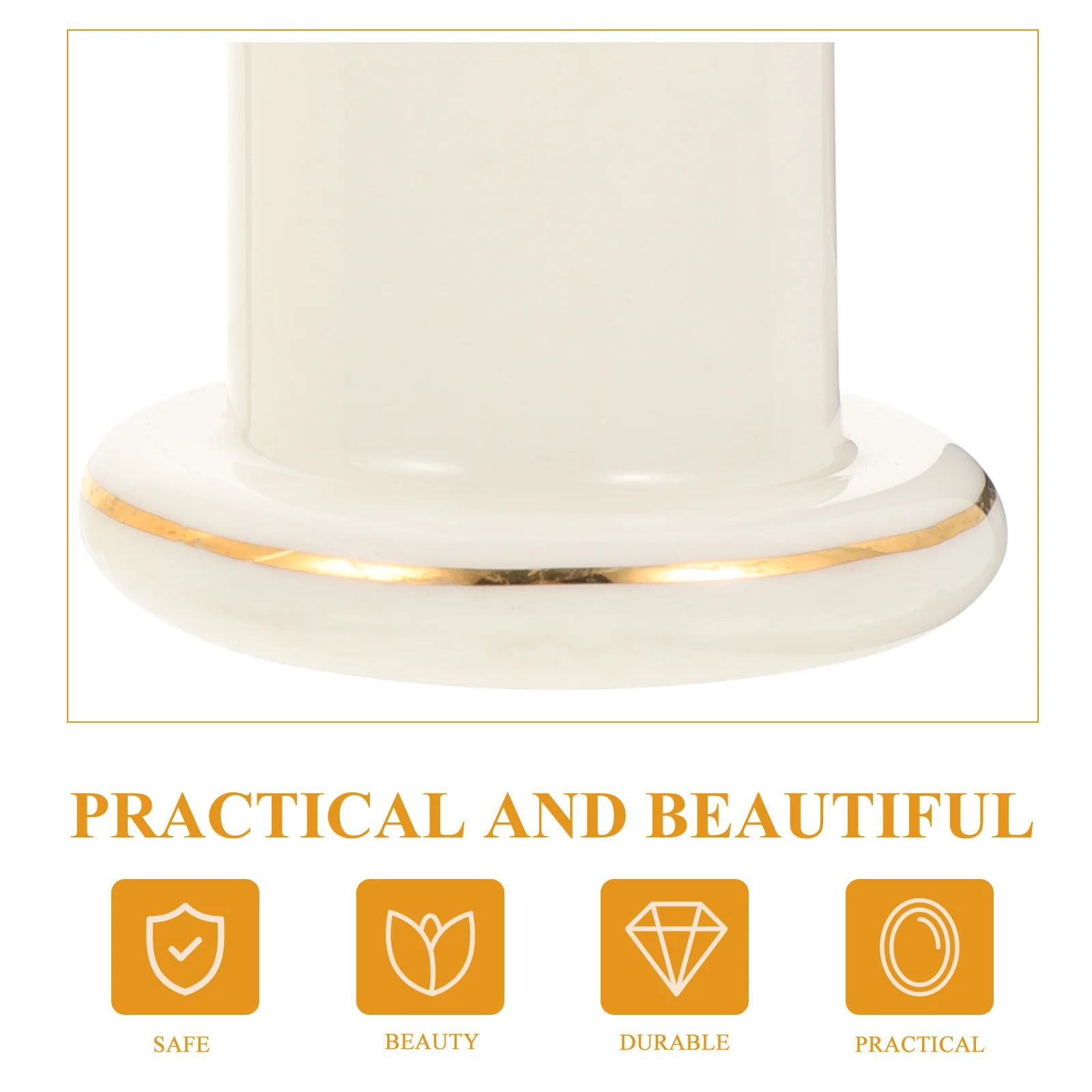 

Daily Toothpick Holder Ceramic Storage Box Wide Application for Tabletop Use in Family Coffee Shop Restaurant Home Accessories