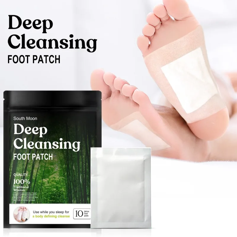 Deep Cleansing Foot Patch Relieve Stress Detoxification Help Sleeping Body Detox Natural Feet Pads Beauty Health Foot Care Tool