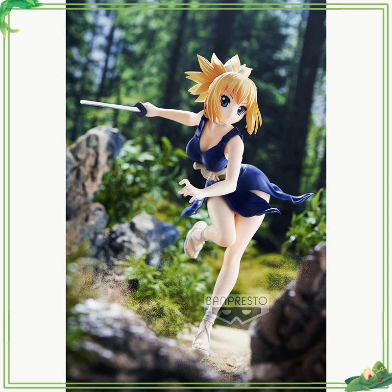 

In Stock Bandai Original Banpresto BANPRESTO Dr.STONE Amber Suika Figure Model Collection Toy Gift