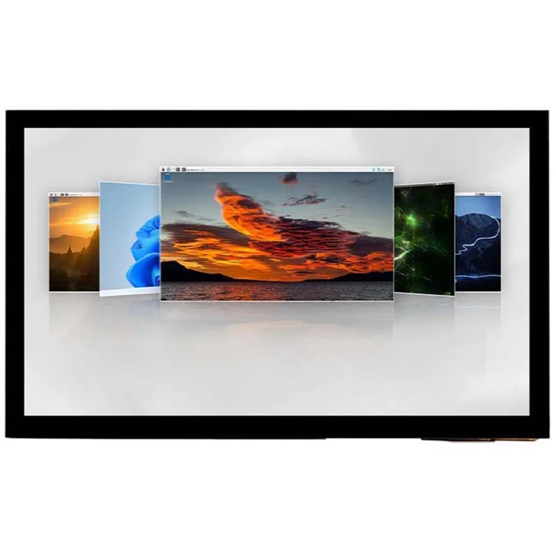 10.1 بوصة مع شاشة عرض LCD سعوية شاشة كمبيوتر تعمل باللمس لشاشة عرض LCD Raspberry Pi / PC / Jetsonnano IPS