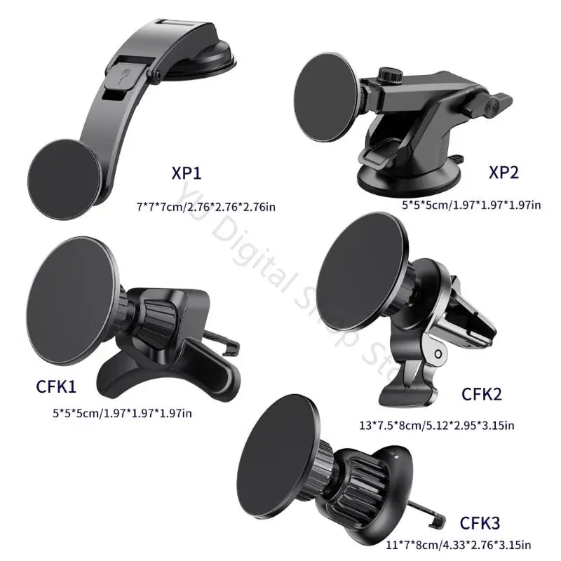 96BA 360 rotierender magnetischer Telefonständer Armaturenbrett Air Vent Mount Halter für Telefon 17 – Detail 6