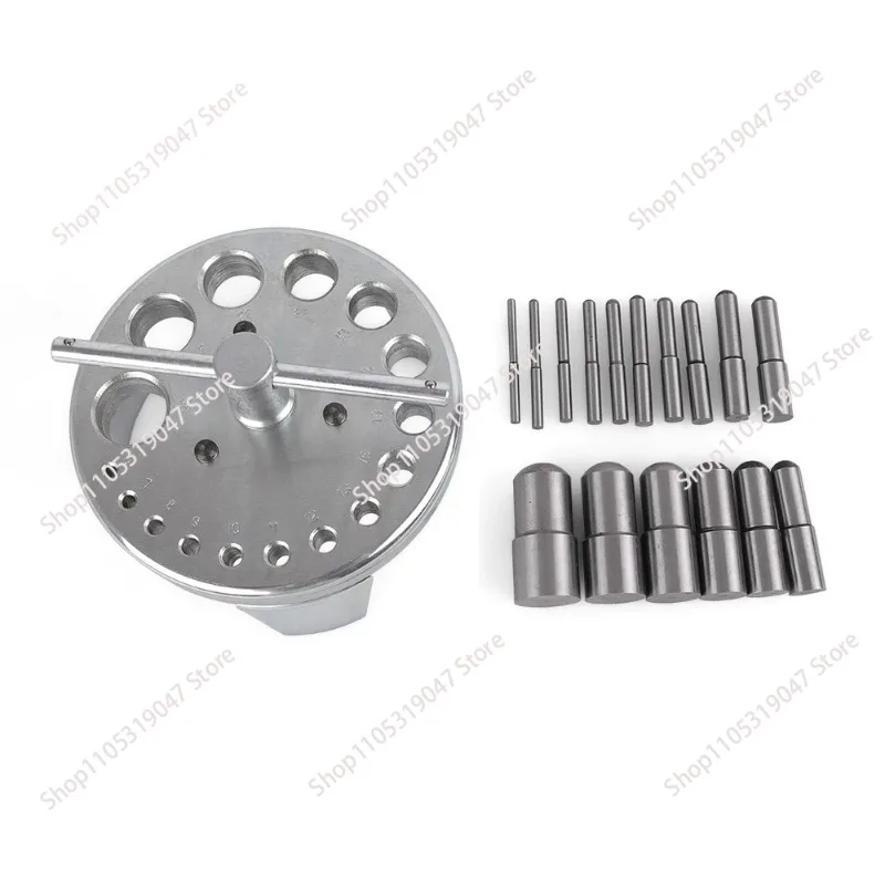 6-38mm Gasket Cutter Kit for Metal/Leather/Canvas，16PSC Punching Tool Set