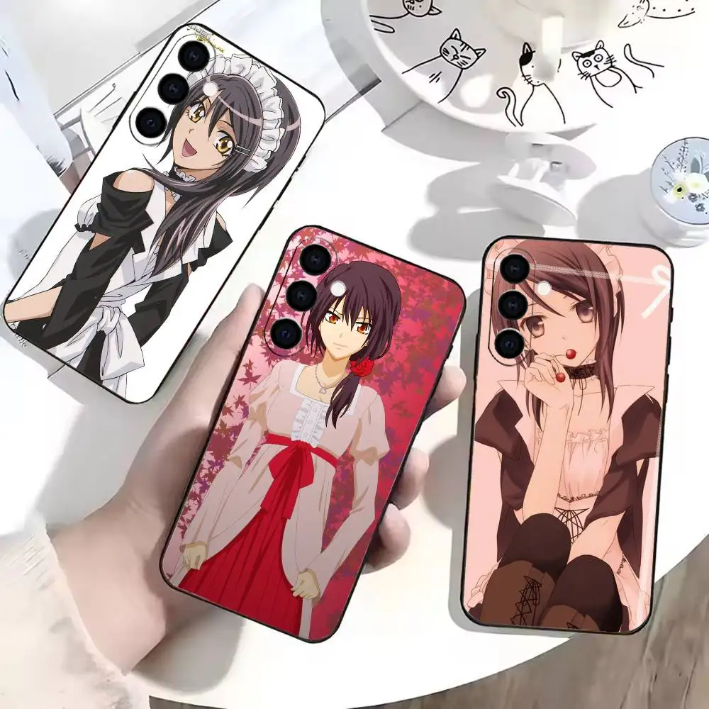 

Maid Sama Misaki Ayuzawa Phone Case For Samsung Galaxy A73,A72,A71,A70,A53,A52,A51,Others Soft Black Cover