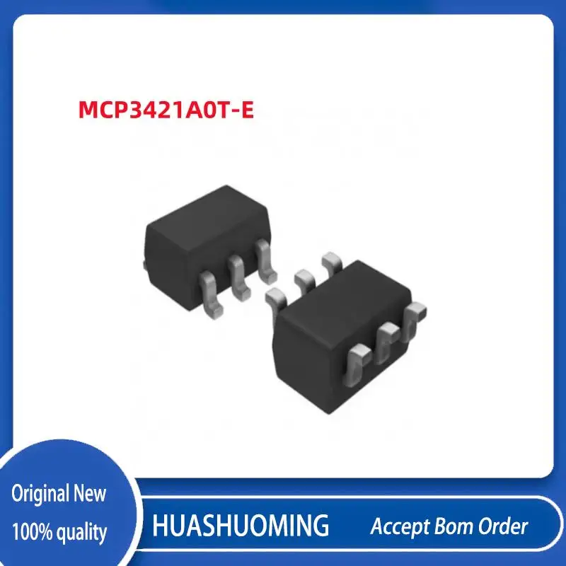 5Pcs/Lot   MCP3421A0T-E/CH   MCP3421 SOT23-6