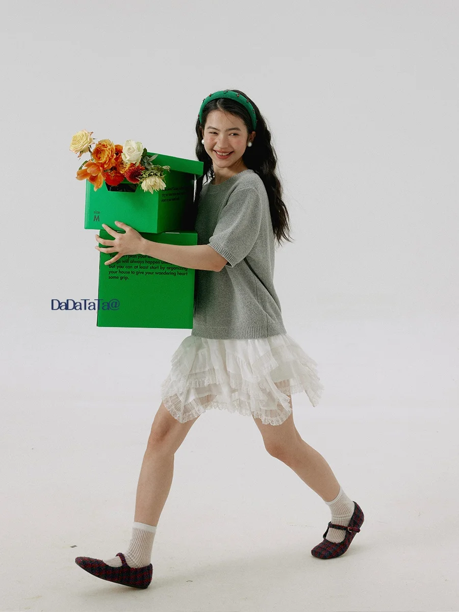 

Трикотажная футболка с эффектом похудения ort Sve round Ne для полных девочек DTA Cry Cookie Sle, повседневная свободная летняя футболка...