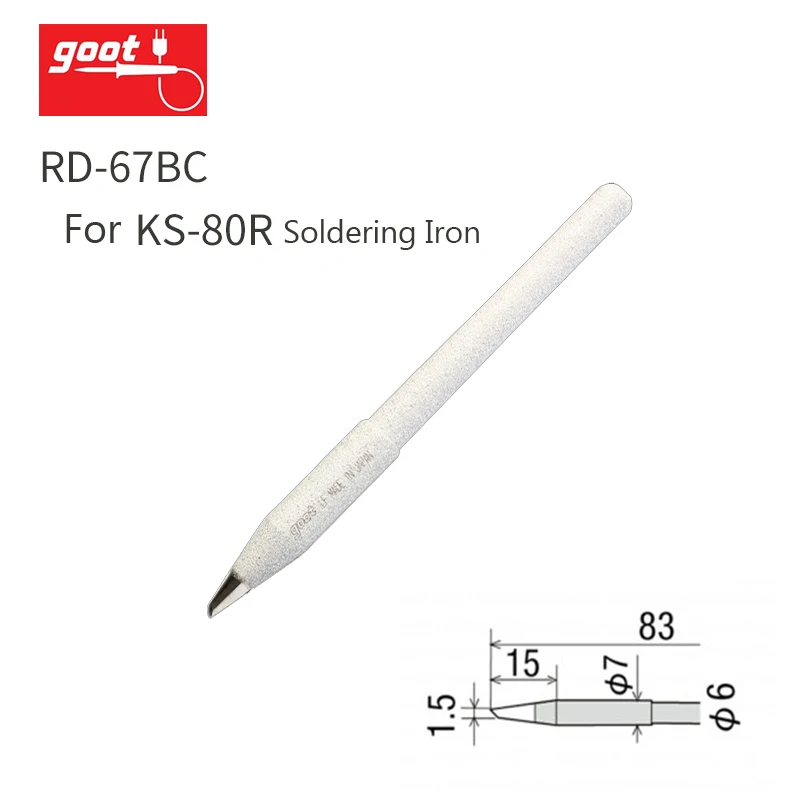 Japan GOOT R-48B CS-20R 30RT-SB R-48SB R-6B RD-67BC RD-68BC Welding Tips For KS-30 KS-40R CS-31 KS-30R KS-60R KS-80R KS-100R