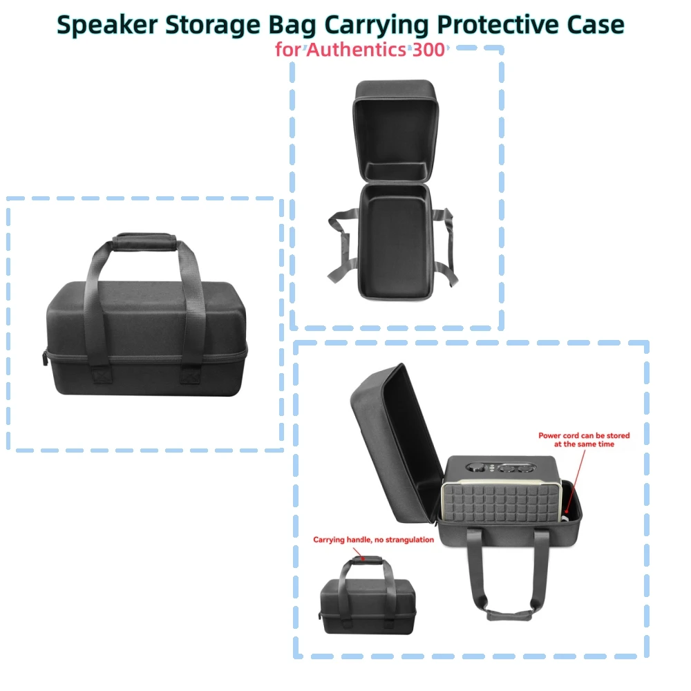 

Wireless Speaker Storage Case Protective Bag for Authentics300 Carrying Case Speaker Accessories