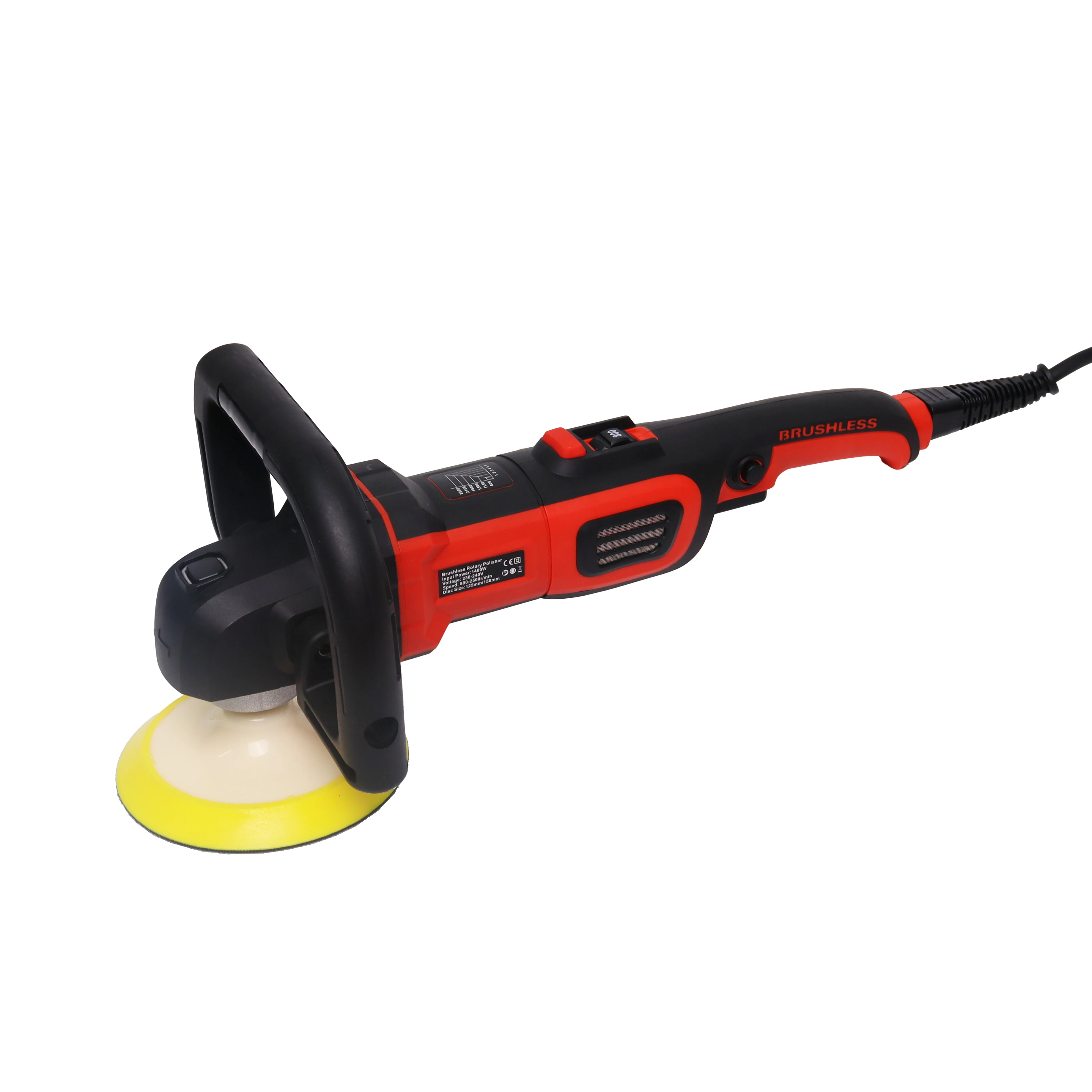 

Brushless Rotary Polisher 1400W 125/150mm 800-2500RPM for Auto Body Paint Correction