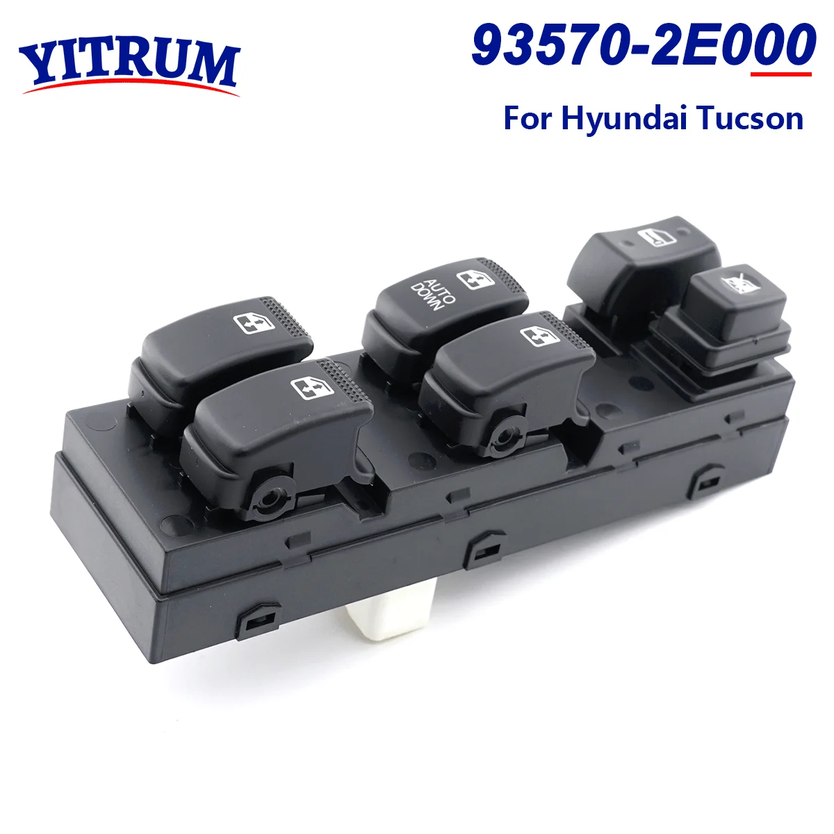 

YITRUM 93570-2E000 For Hyundai Tucson 2004-2010 Front Left Driver Side Car Power Window Switch Control Button 935702E000