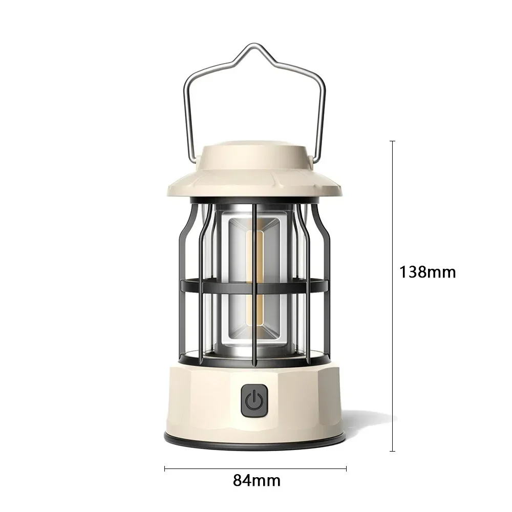 Nieuwe Kampeerlamp Buiten Kampeerlicht Tent Licht Draagbaar Paard Cadeau Ningbo Retro Oplaadkamp