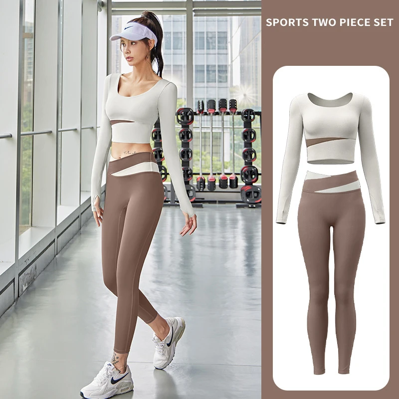 Yoga Sets 2PCS Sport Workout Clothes Femme Activewear Set Girls Seamless Fitness Suit Athletic Wear Women Seamless Gym Set