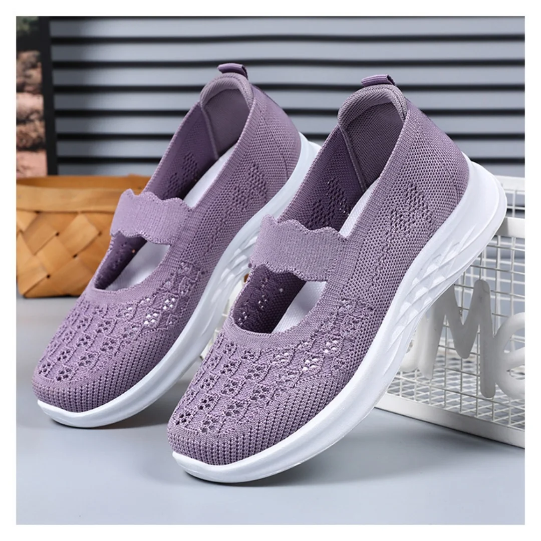 2024 Women's shoes summer new net shoes comfortable breathable lightweight women's shoes fashion casual shoes