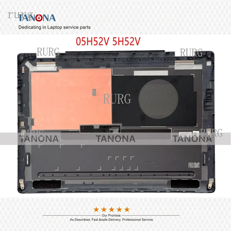 R+ New 05H52V 5H52V, compatible with for Dell Pro 7 14 2-in-1, P704260, P70426065, bottom cover, D shell