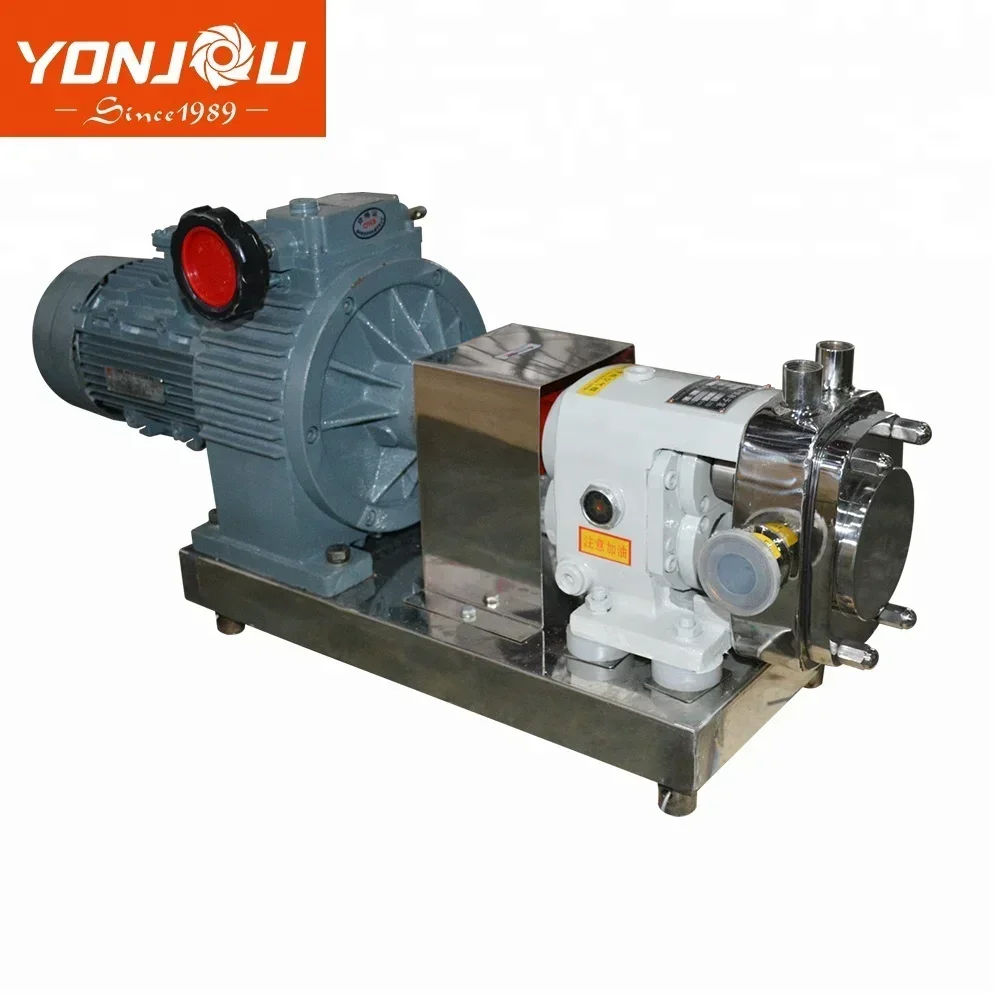 

LQ3A-8 Sanitary Food Grade Rotor Rotary Lobe Pump with Varile Frequency Motor or Varile Speed Drive Device