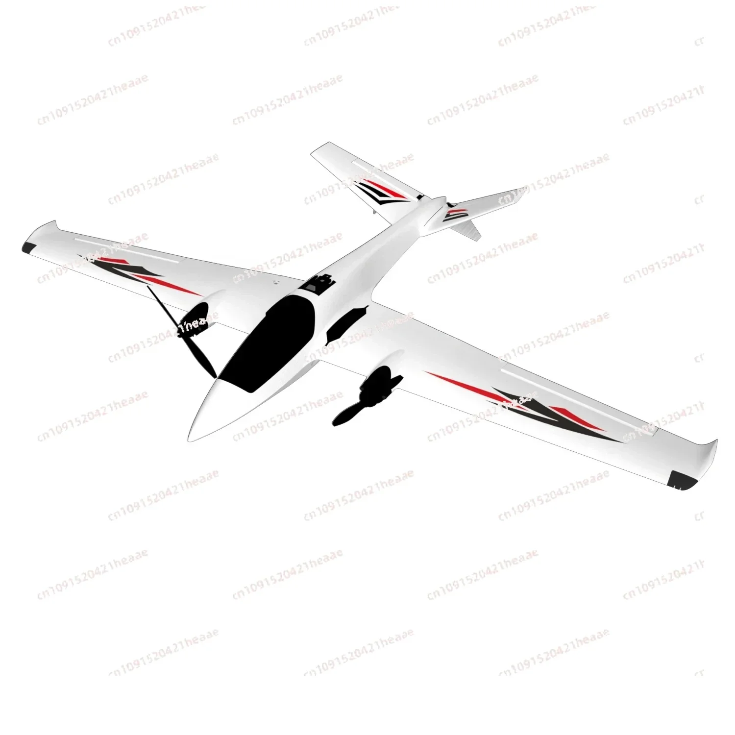 

Suitable for 2024 New RTH FPV1200mm twin engine V-tail fixed wing glider aircraft model