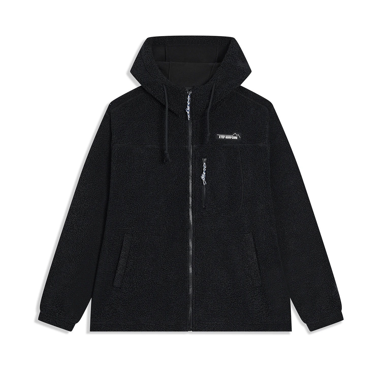 Xtep Stricken für Männer und Frauen Winter weiches atmungsaktives Sweatshirt trendige Retro bequeme Tops 876427940013 3