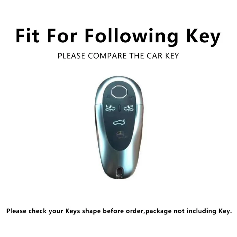 TPU Car Key Case for Morris Garages MG Cyberster Accessories 2024 Remote Protection Cover Shell Keychain Holder Fob