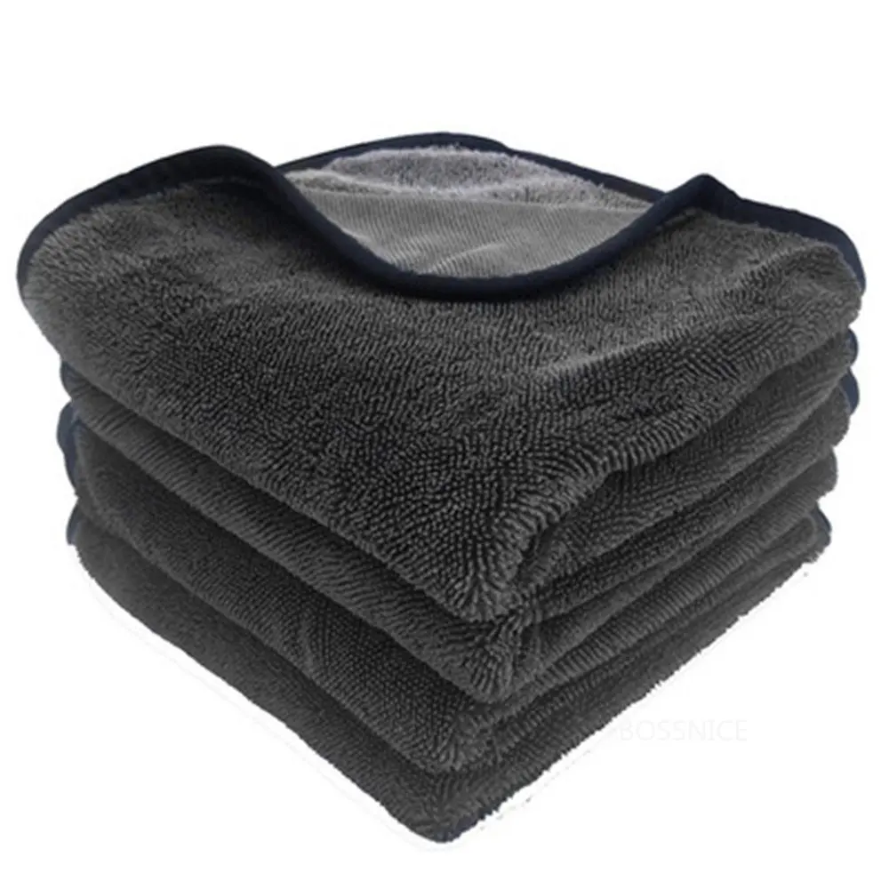 500GSM 40X30/40/60cm Cleaning Microfiber Towel Cleaning Drying Towels Cloth For Car Windows Screen Large Super Absorbent Rag