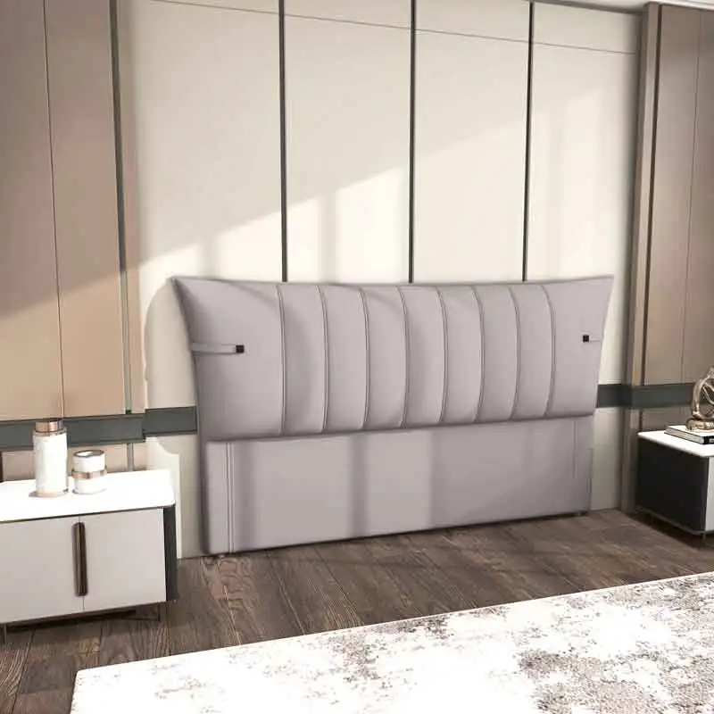 Bedside soft bag backrest modern simple headboard 2024 new Nordic floor separately buy solid wood backplane