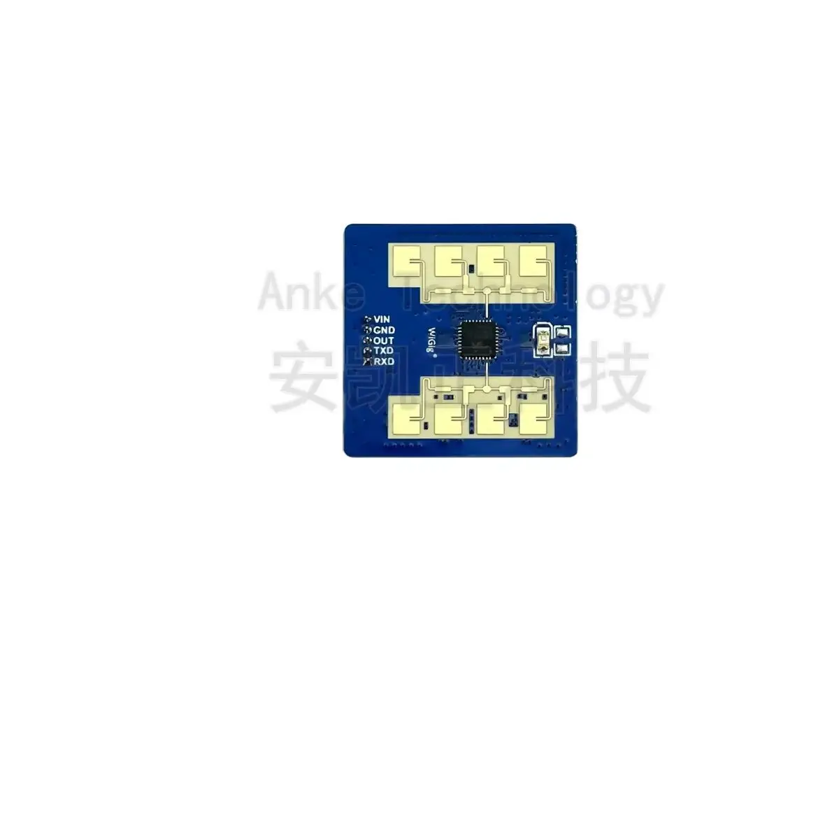 24G Ranging Radar Sensor Module HLK‑LD2411S, Human Micro‑Motion and Movement Detection, Upper‑computer Recognition and Sensing