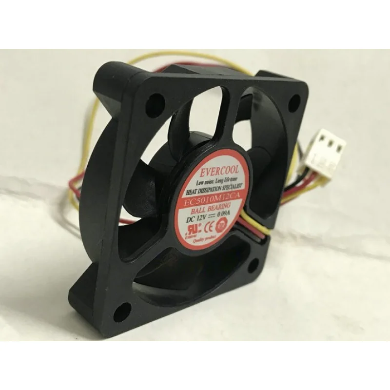 Z EVERCOOL EC5010M12CA DC12V 0.09A 50mm mute CPU fan 3pin