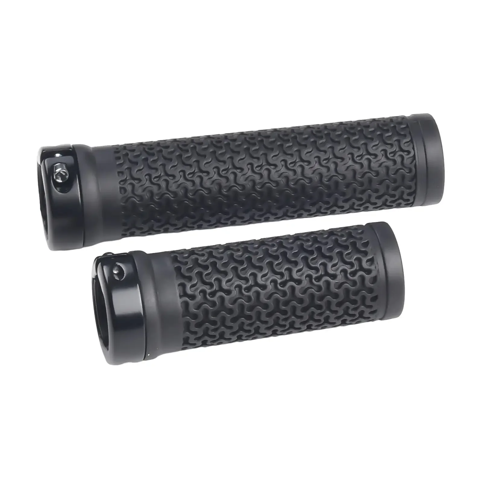 MTB Bicycle Handlebar Grip Long/Short Handle Grips Anti-slip Cover Rubber Sleeve Mountain Folding Bike Accessories Parts