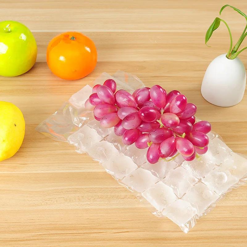 10pcs/pack Ice Cube Mold Disposable Self-Sealing Ice Cube Bags Transparent Faster Freezing Ice-making Mold Bag Kitchen Gadgets