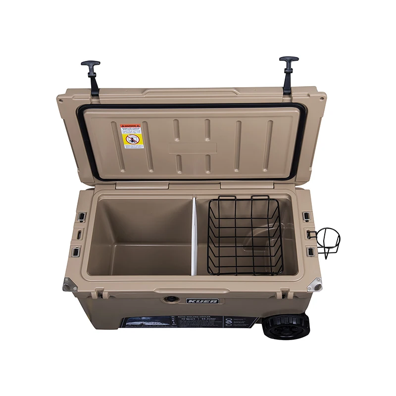 rotomold cooler box with wheels rolling cooler box big wheeled cooler