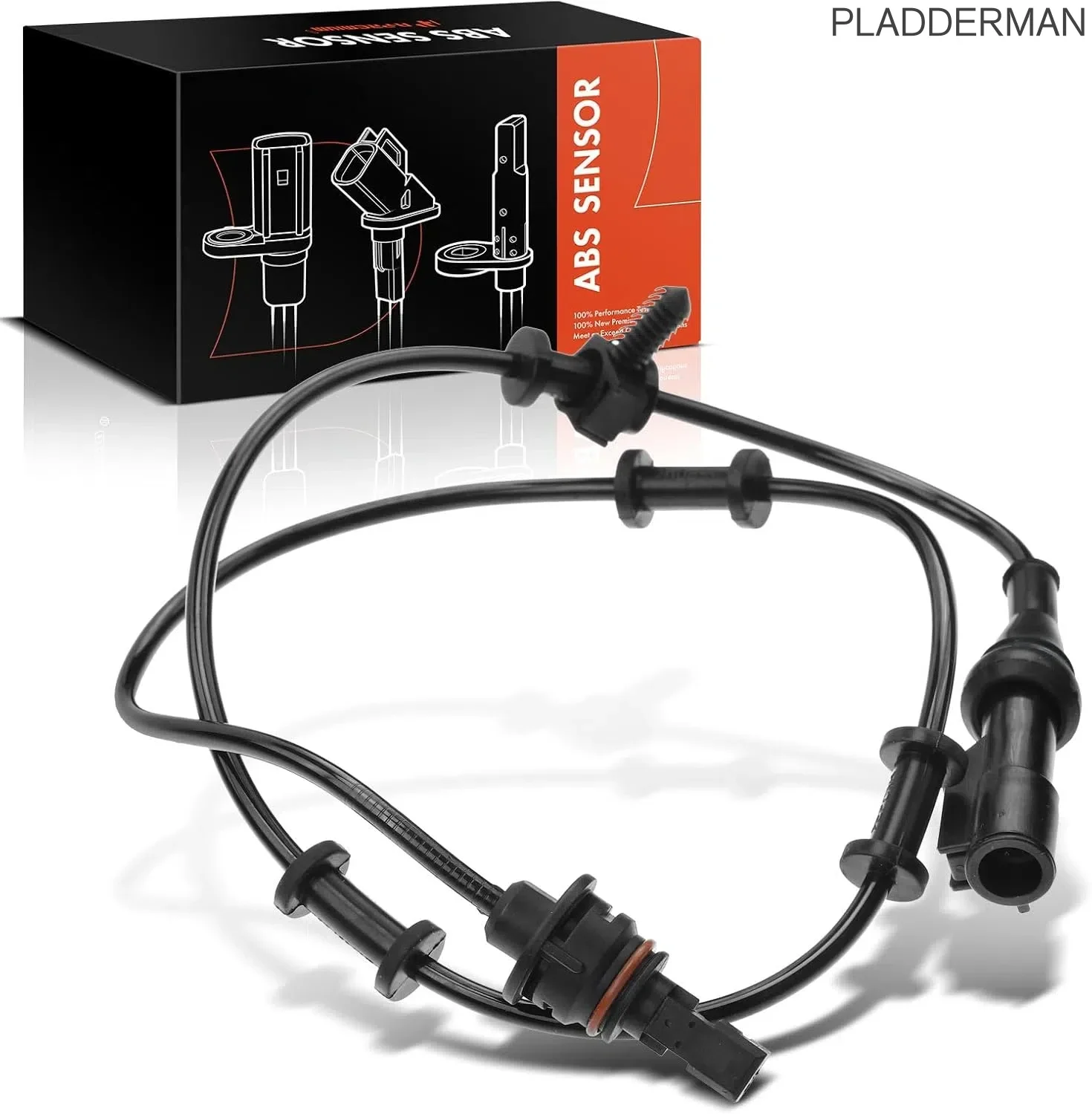 Front Driver Passenger Side ABS Wheel Speed Sensor Compatible with Lincoln Ford LS 2000-2006 Thunderbird 1W4Z2C204AA