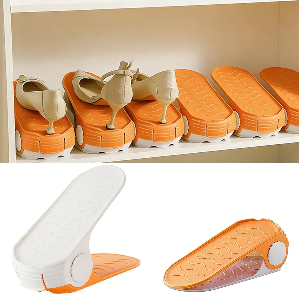 Durable Adjustable Shoes Rack Double layer Orderly Organization Shoes Organizer Space Saving Shoes Wardrobe