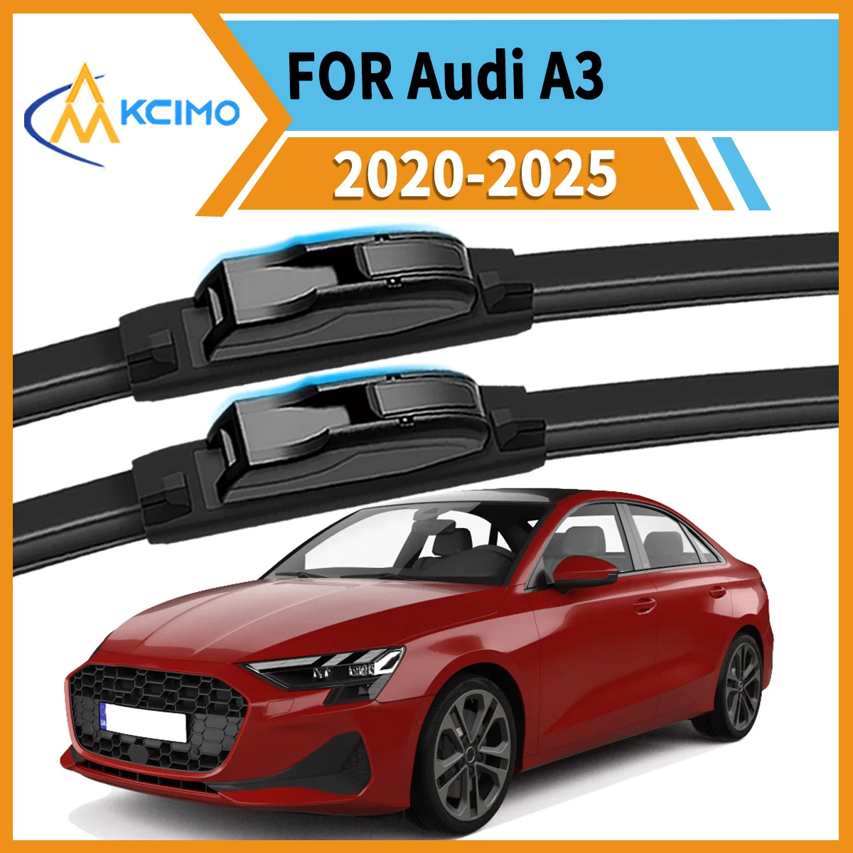 

Upgrade Your Drive 2PCS All-Season Wiper Blades For Audi A3 8Y 2020-2025 Superior Clarity & Long-Lasting Performance Guaranteed